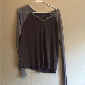 Baseball tee plumb and gray